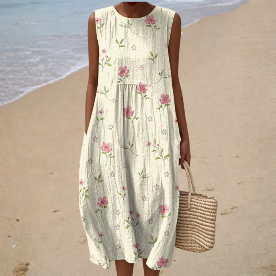 Marijke | Comfortabele mouwloze zomerjurk