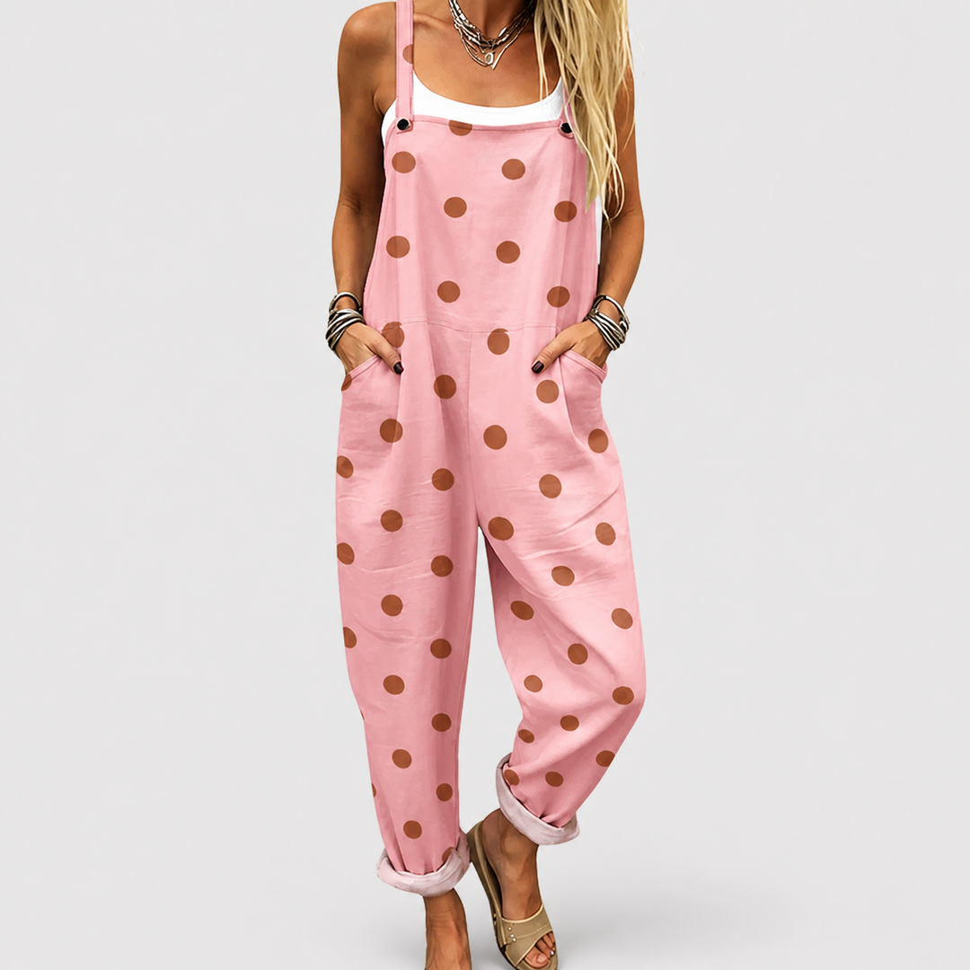Fleur | Comfortabele gedrukte jumpsuit
