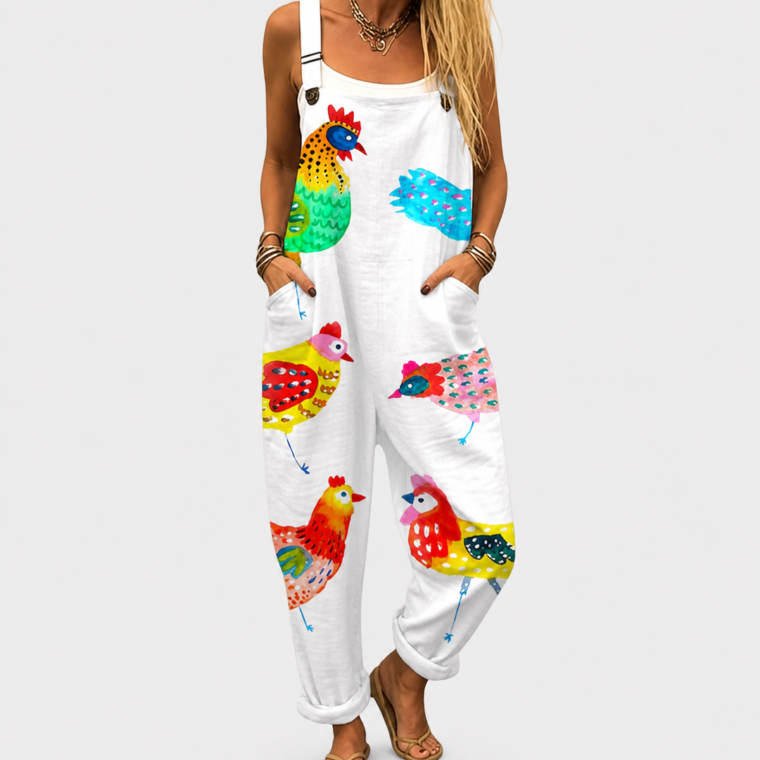 Iris | Comfortabele gedrukte overall