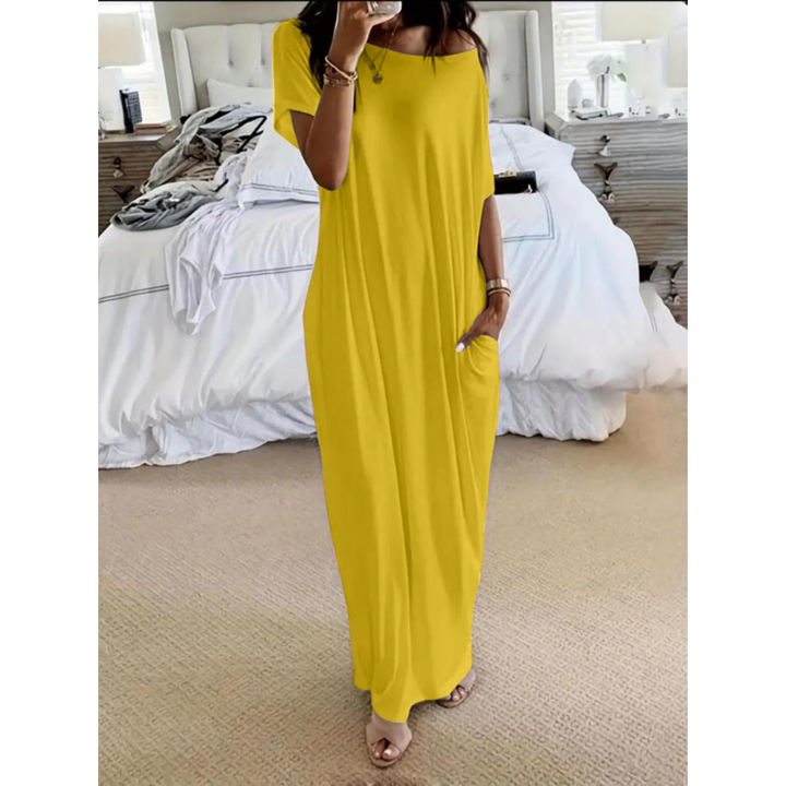 Nathalie | Zomerse Off-Shoulder Maxi-jurk