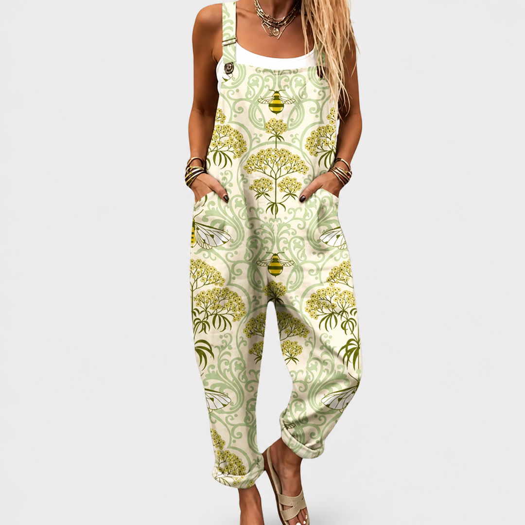 Naomi | Comfortabele gedrukte salopette