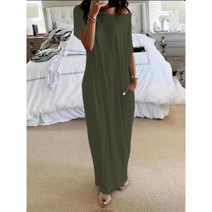 Nathalie | Zomerse Off-Shoulder Maxi-jurk