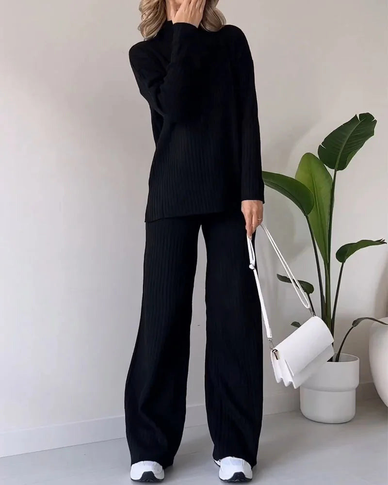 Fayla Softwear | Winter Casual Tweedelige Set Voor Dames