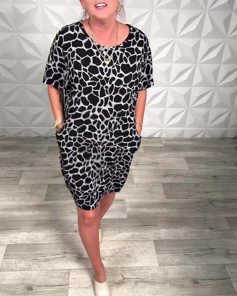 Tessa | Losvallende Midi-jurk