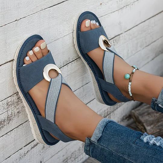 Aleida | Elegante Verstelbare Steun Sandalen