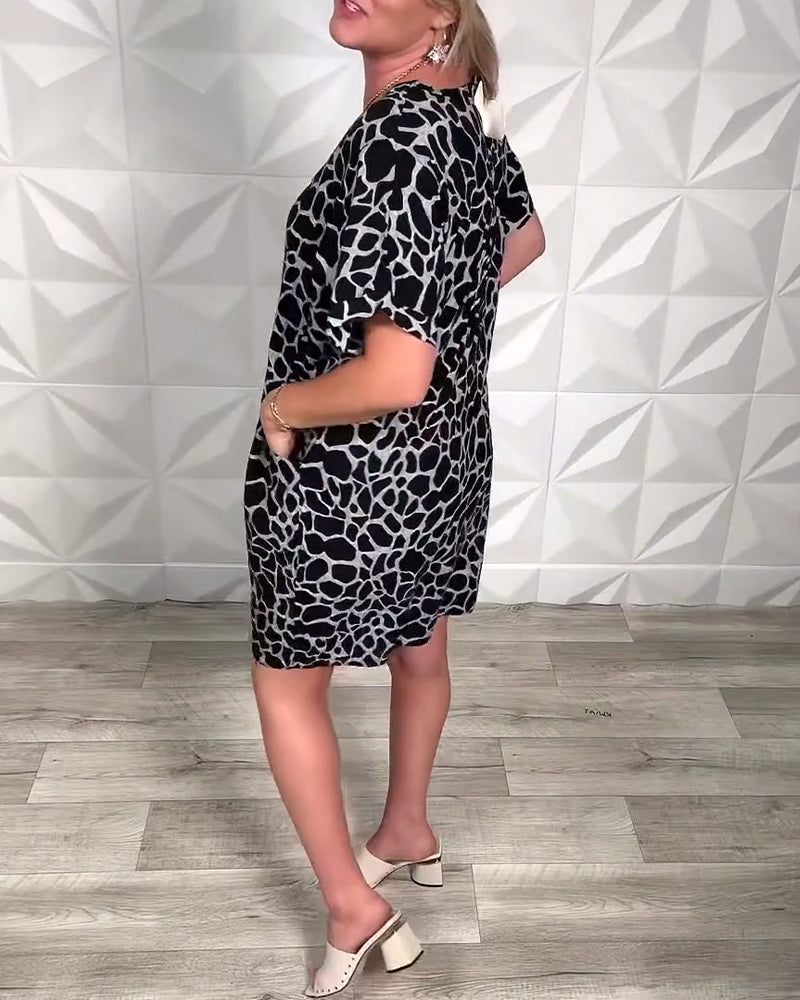 Tessa | Losvallende Midi-jurk