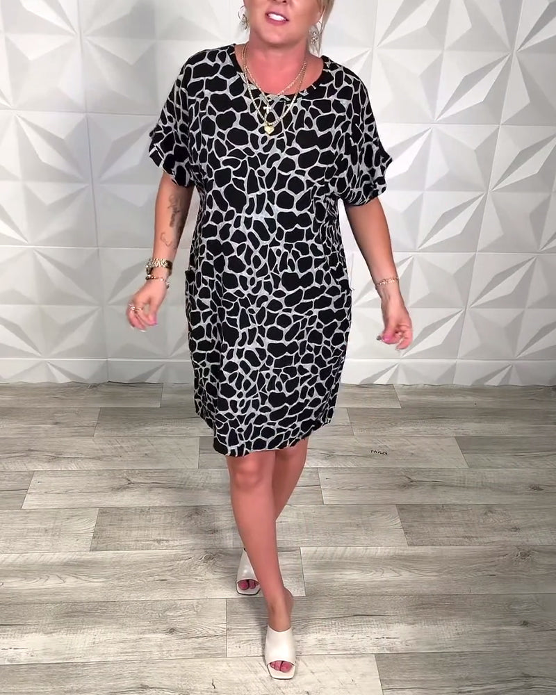 Tessa | Losvallende Midi-jurk