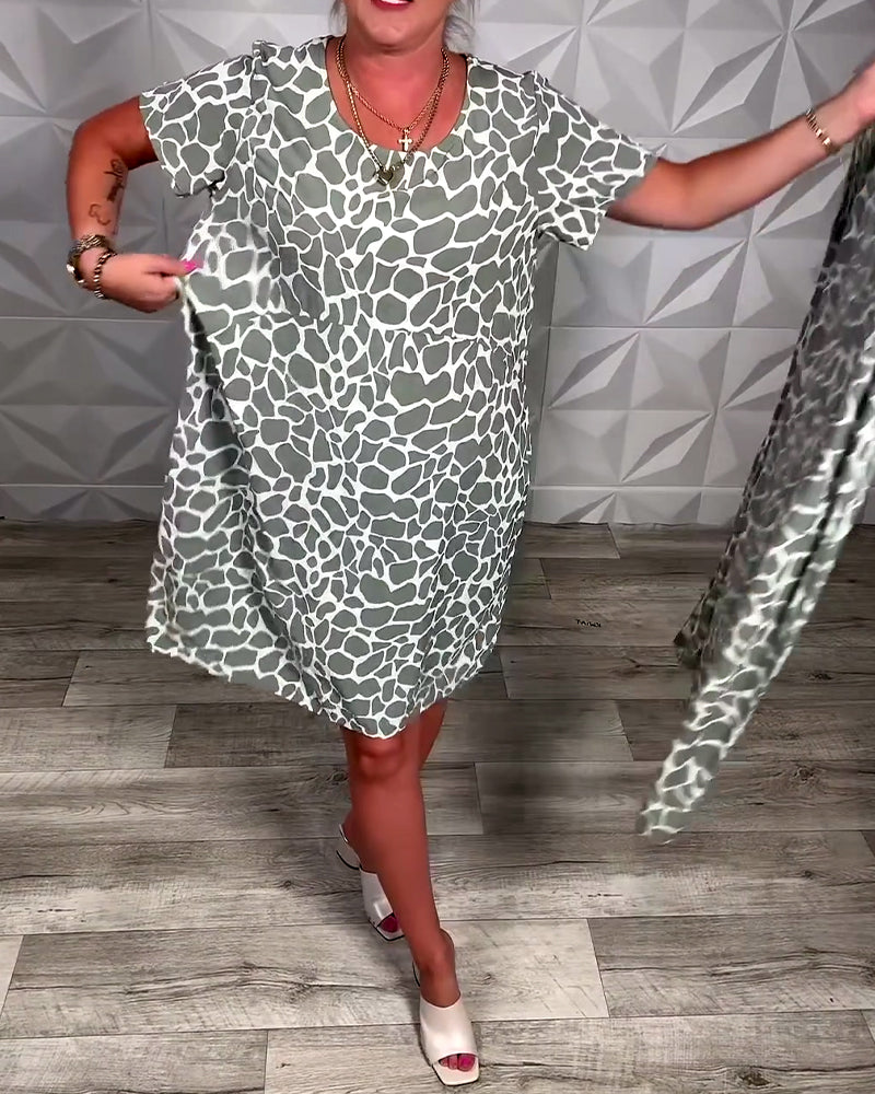 Tessa | Losvallende Midi-jurk