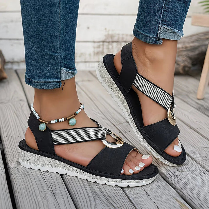 Aleida | Elegante Verstelbare Steun Sandalen