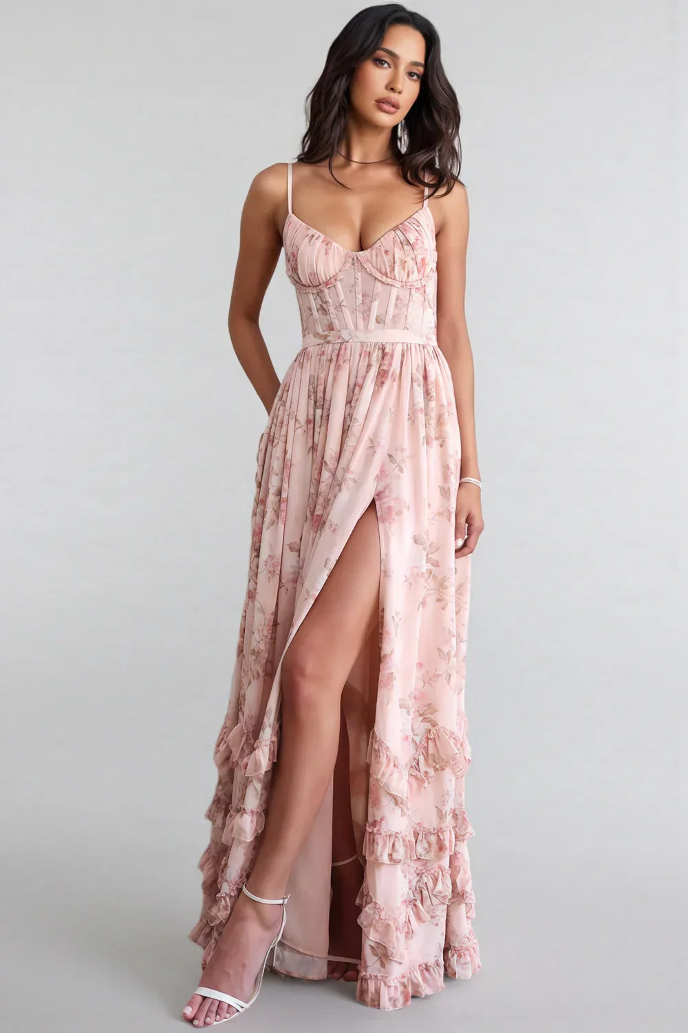Anneli | Zwevende Maxi-jurk