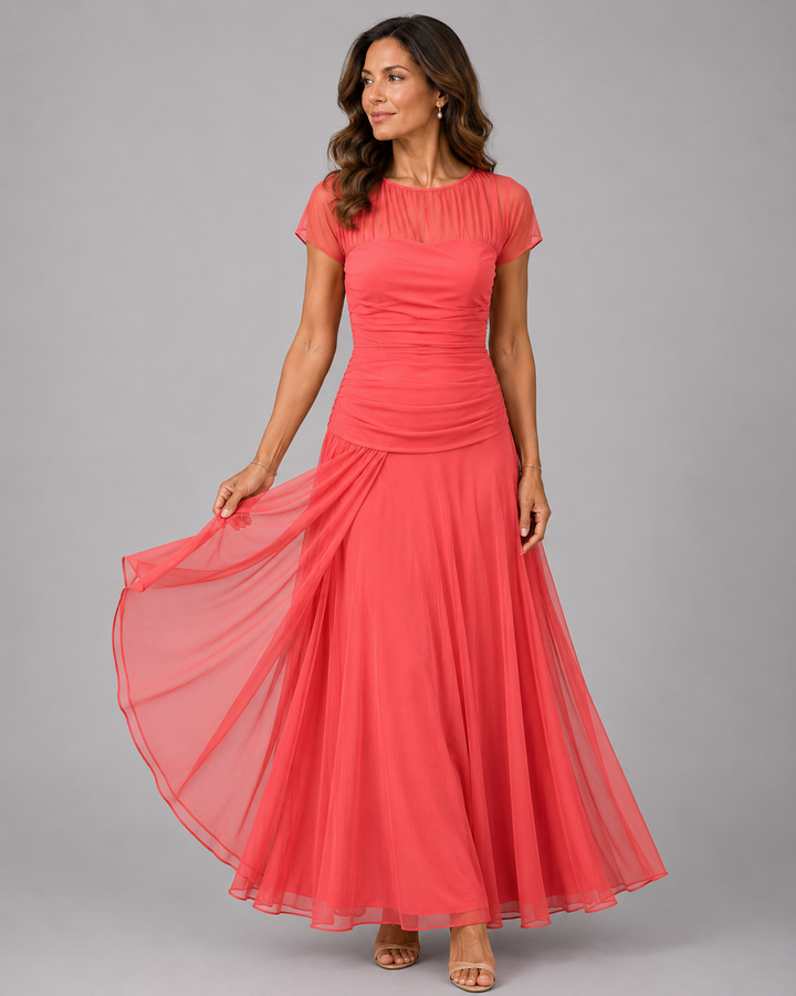 Paulina | Elegante Chiffon jurk