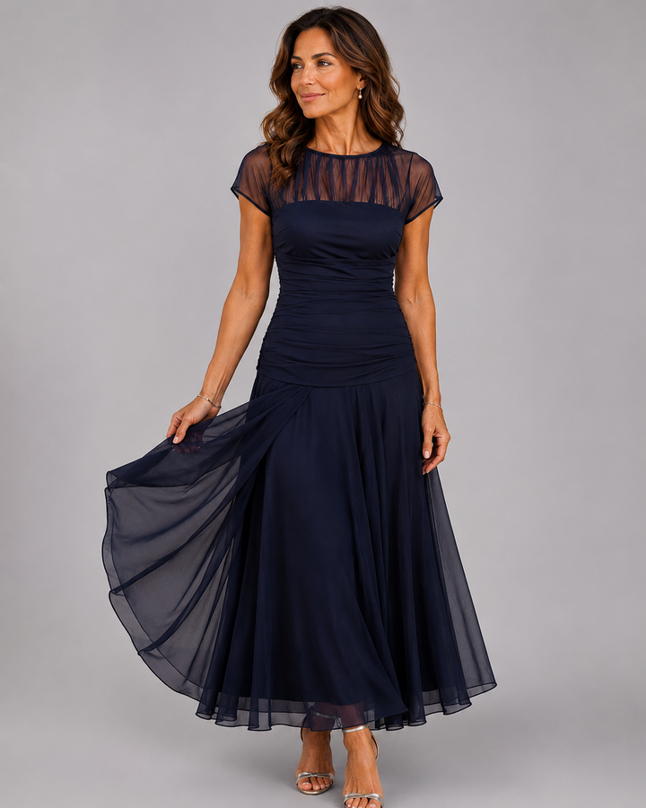 Paulina | Elegante Chiffon jurk