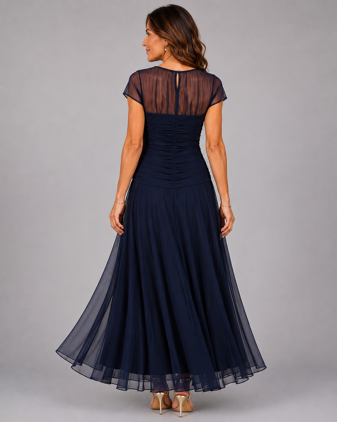 Paulina | Elegante Chiffon jurk