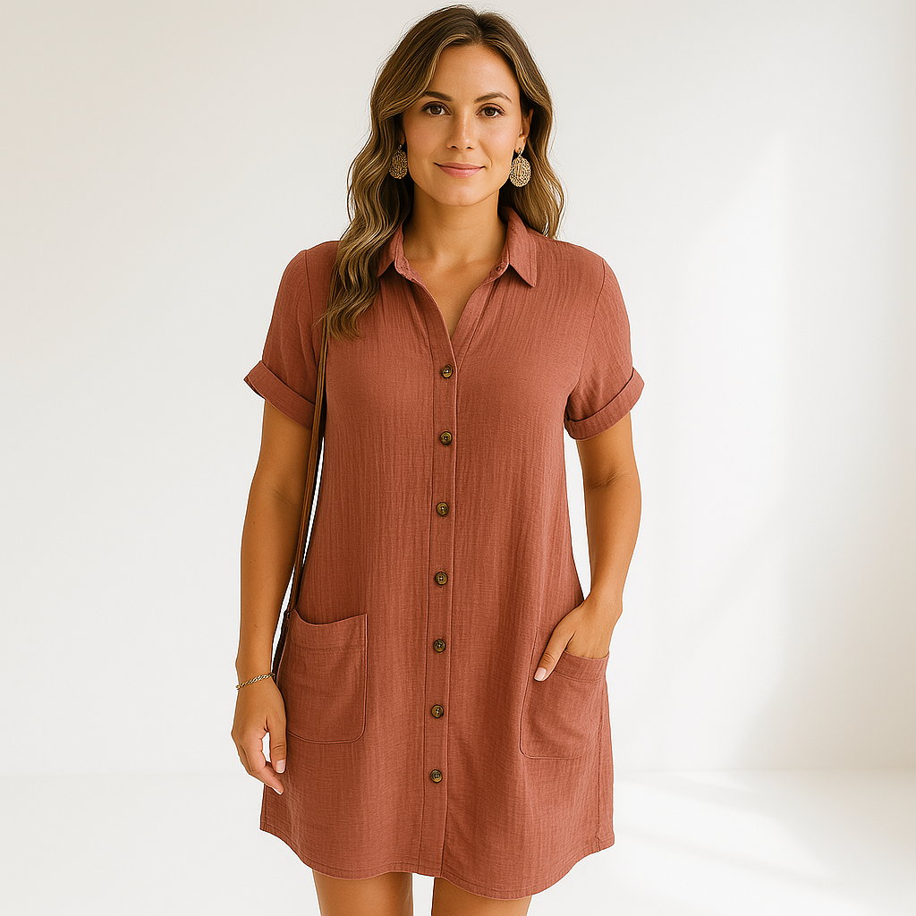 Noor | Button Dress