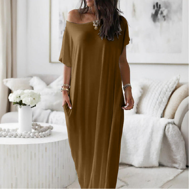 Nathalie | Zomerse Off-Shoulder Maxi-jurk