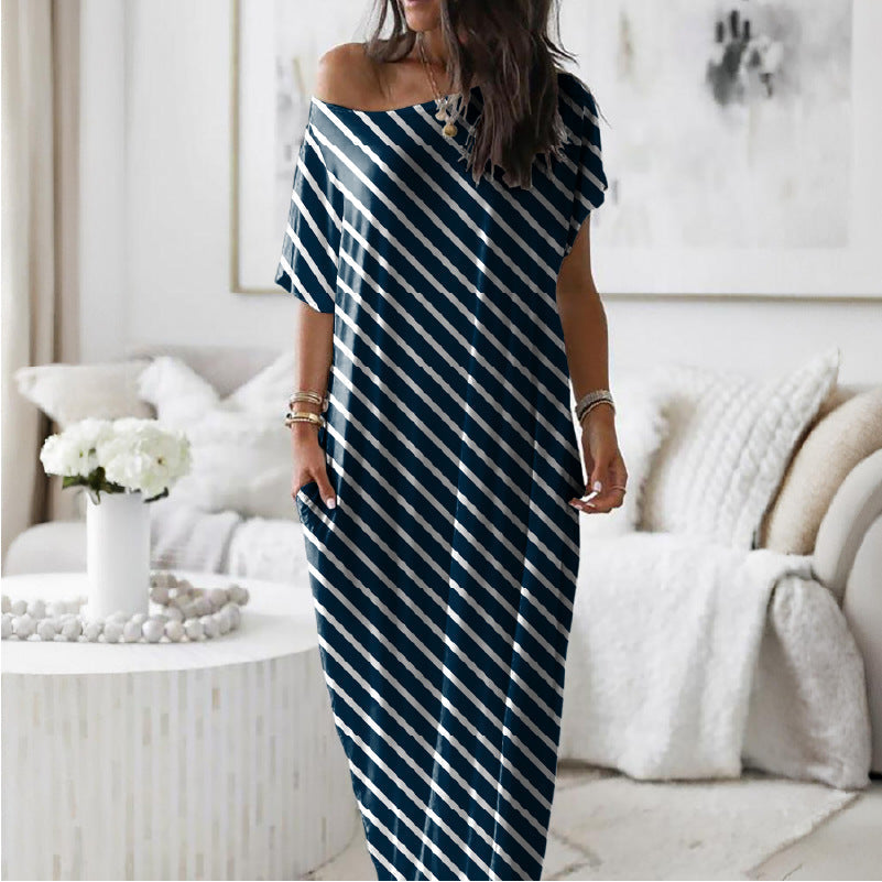 Nathalie | Zomerse Off-Shoulder Maxi-jurk