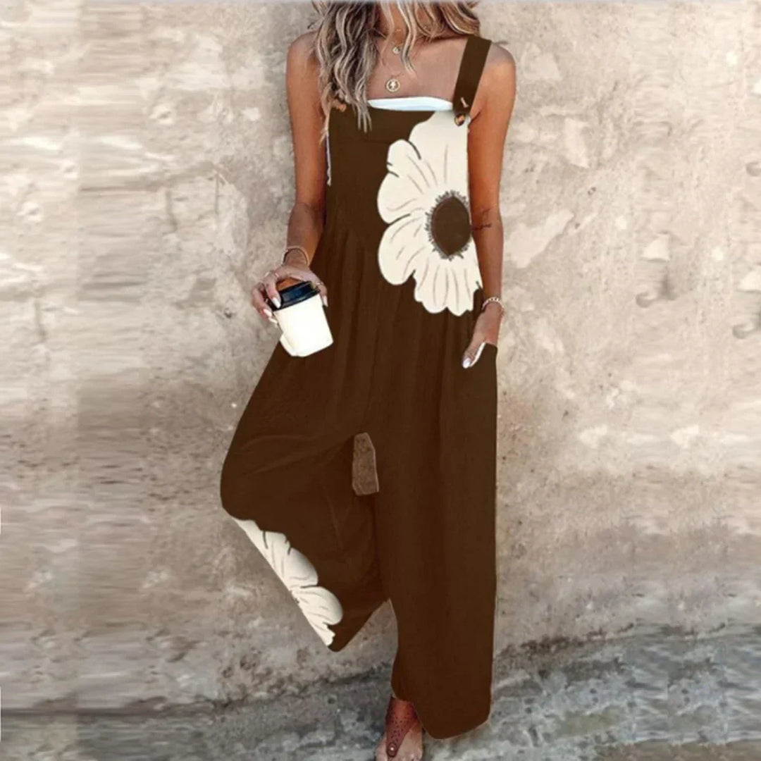Margaretha | Comfortabele geprinte overall