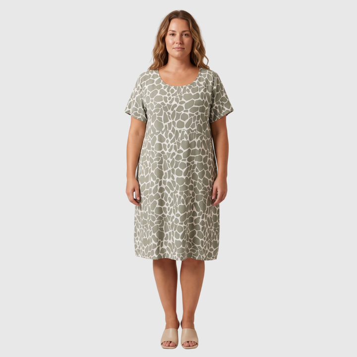 Tessa | Losvallende Midi-jurk