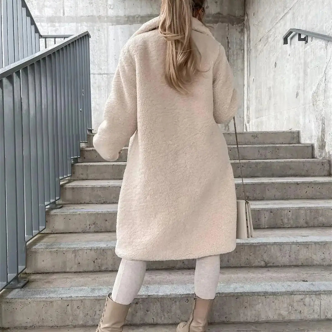 Elora | Lange Teddycoat voor Dames