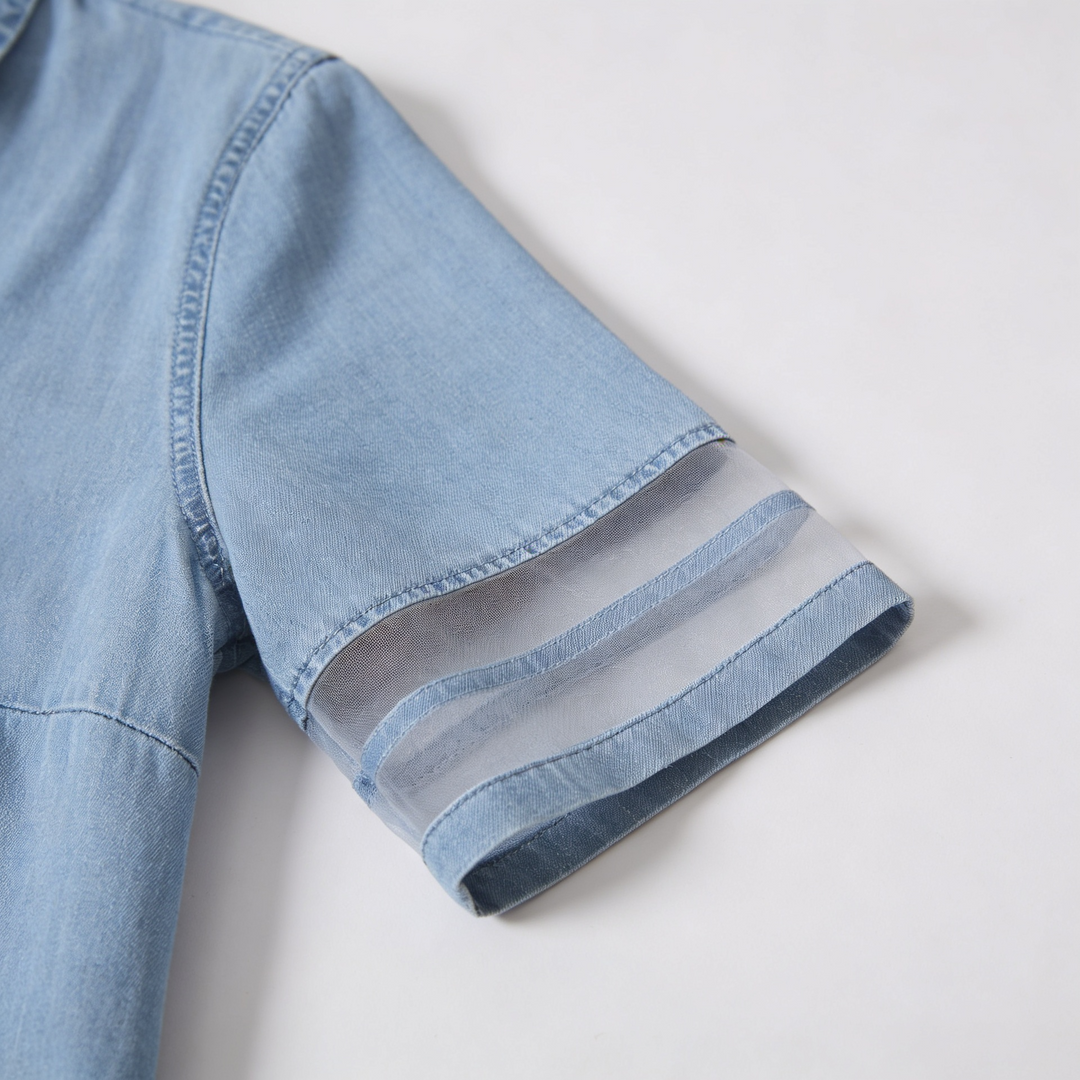 Loes | Denim Overhemdjurk