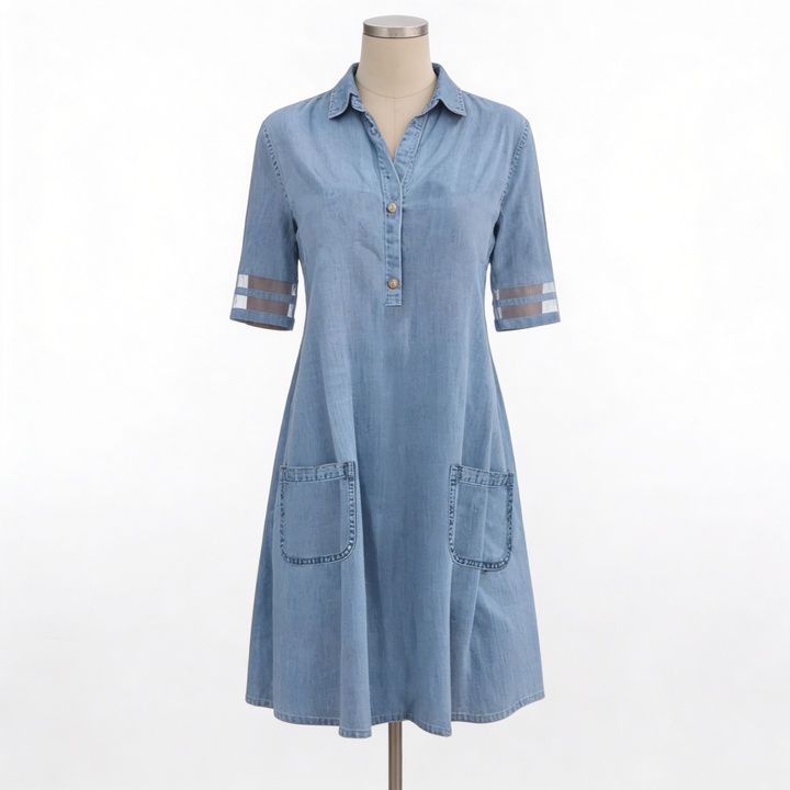 Loes | Denim Overhemdjurk