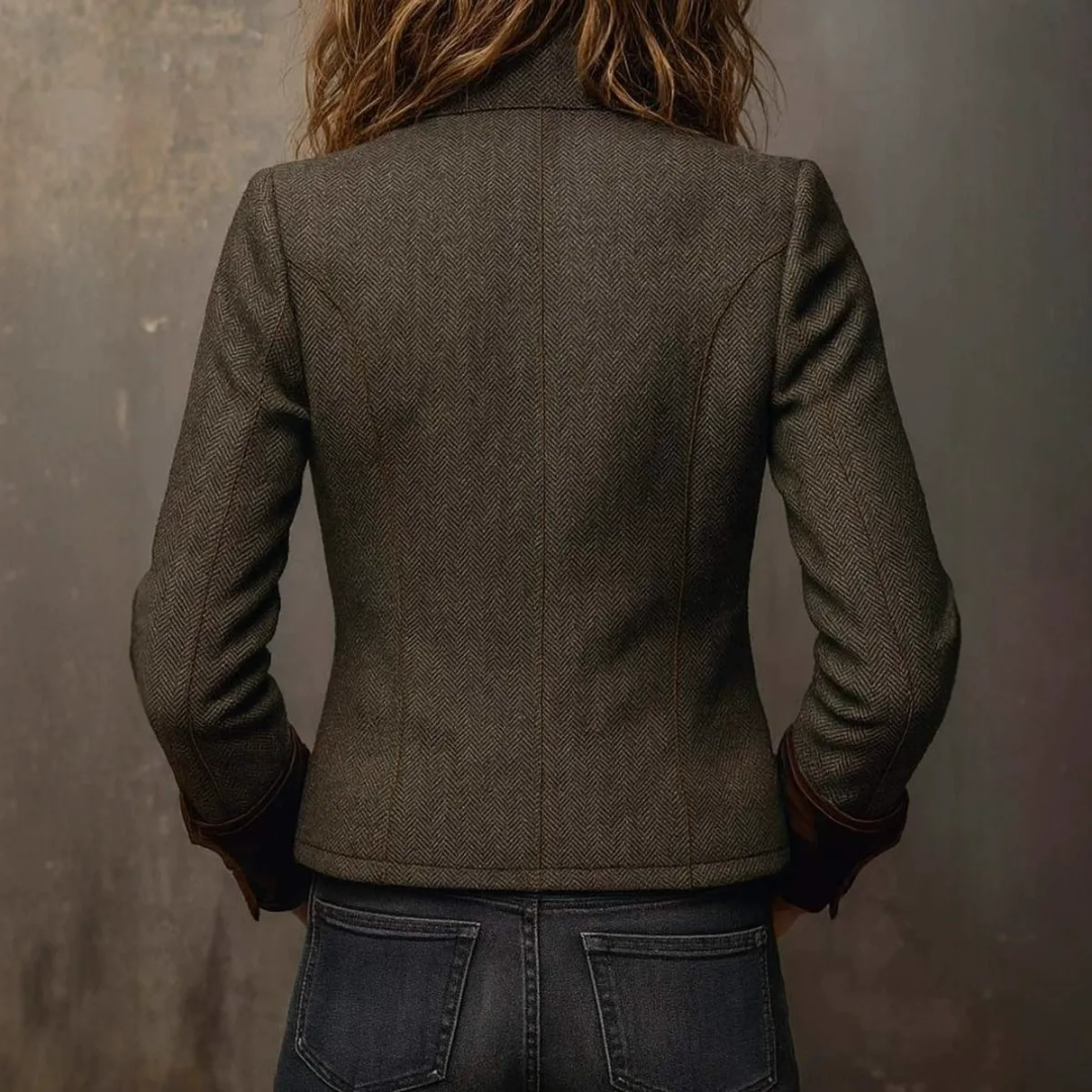 Annette | Elegante Luxe Blazer met Fluwelen Details