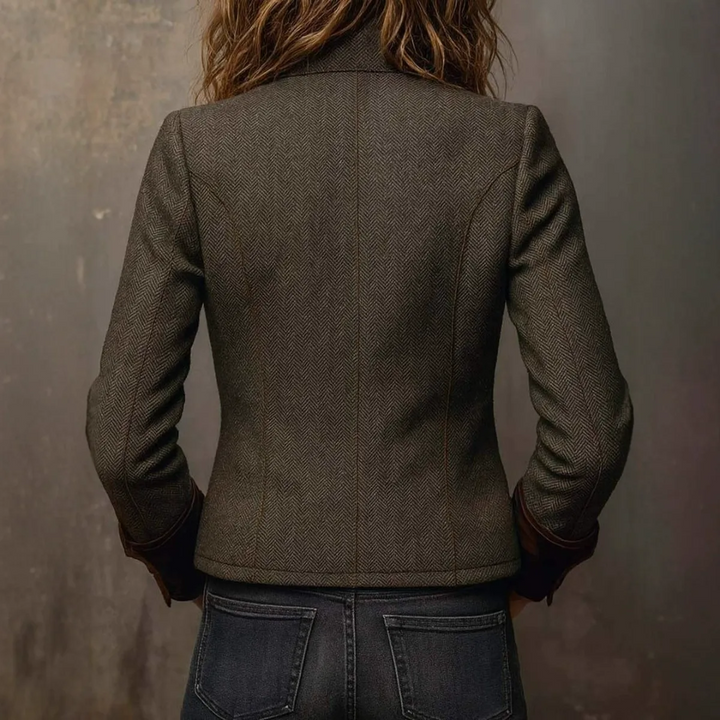 Annette | Elegante Luxe Blazer met Fluwelen Details