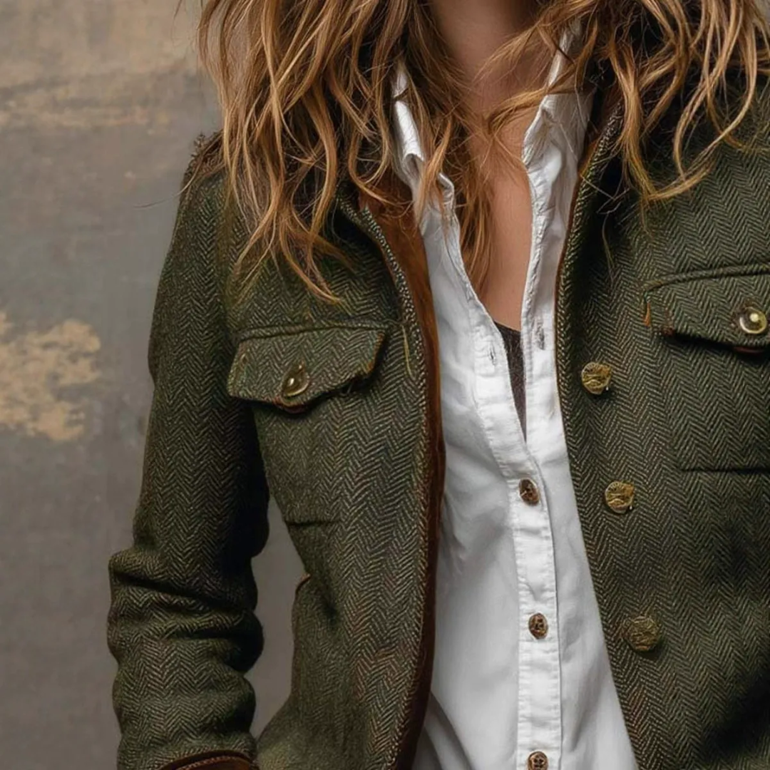Annette | Elegante Luxe Blazer met Fluwelen Details