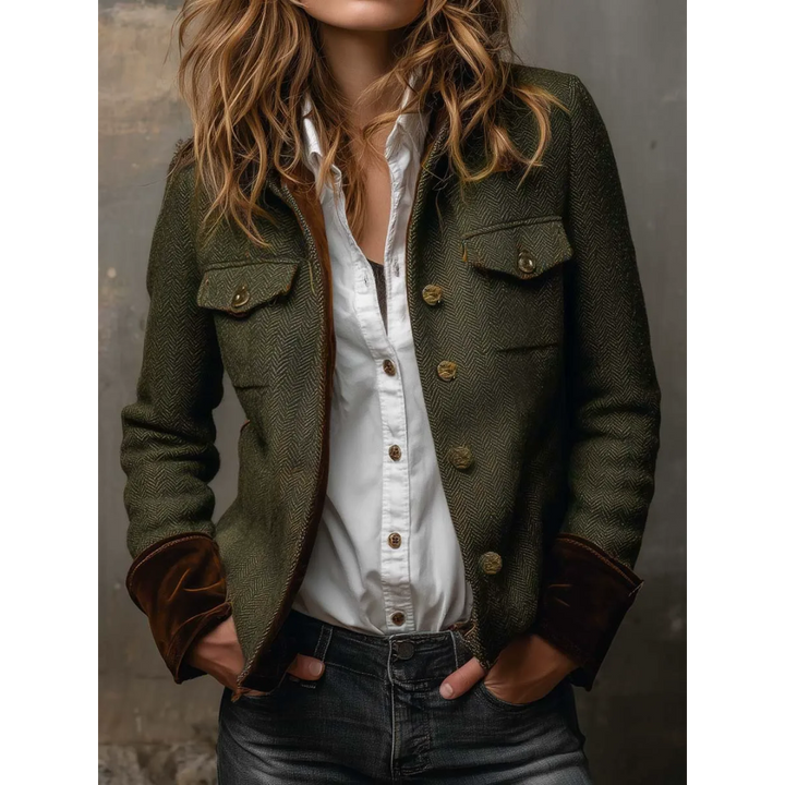 Annette | Elegante Luxe Blazer met Fluwelen Details