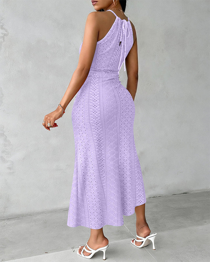 Elsbeth | Zomerse Midi-jurk met Ruching